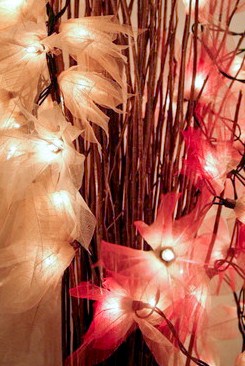 Cotton Ball Christmas Lighting